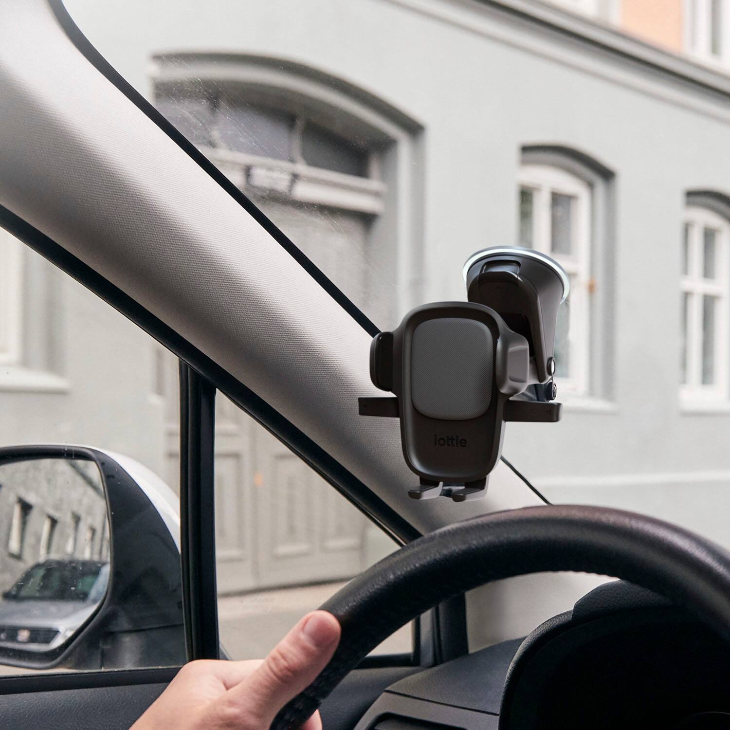 Alt View 13. iOttie - Easy One Touch 5 Universal Dash/Windshield Mount for Mobile Phones - Black.