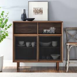 Kurtis 47" Display Cabinet by Modway - Walnut