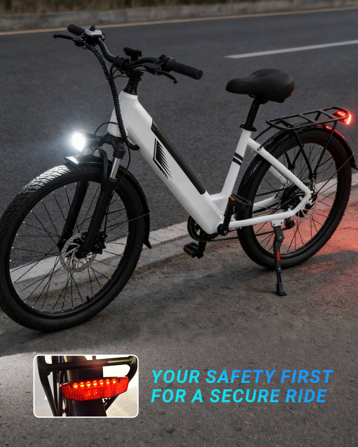 Your safety first for a secure ride
