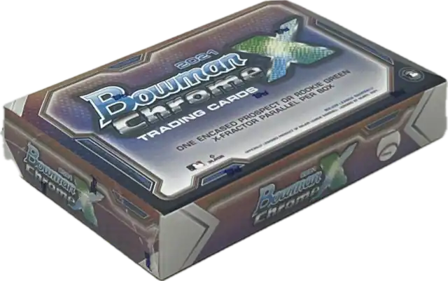 2021 Bowman Chrome Trading Cards Rookie Green Per Box One Encased Prospect or Parallel X-Fractor