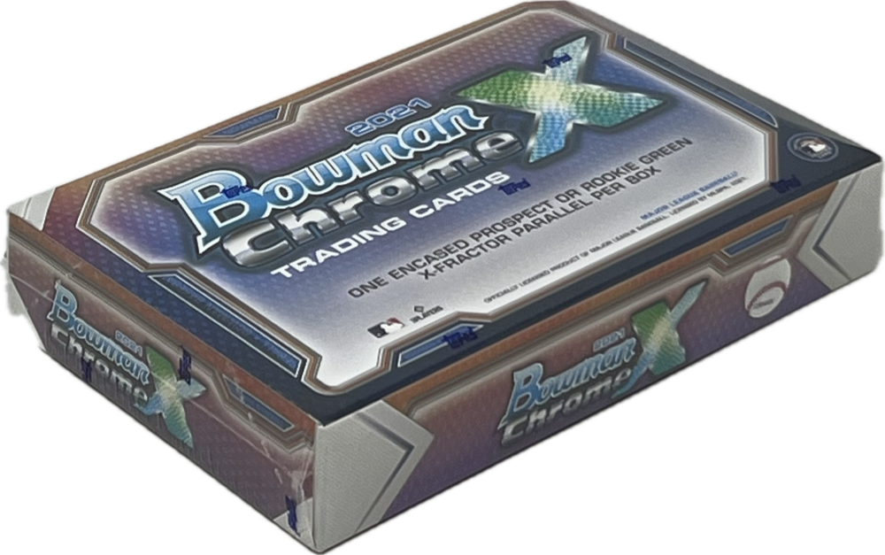 2021 Bowman Chrome Trading Cards Rookie Green Per Box One Encased Prospect or Parallel X-Fractor