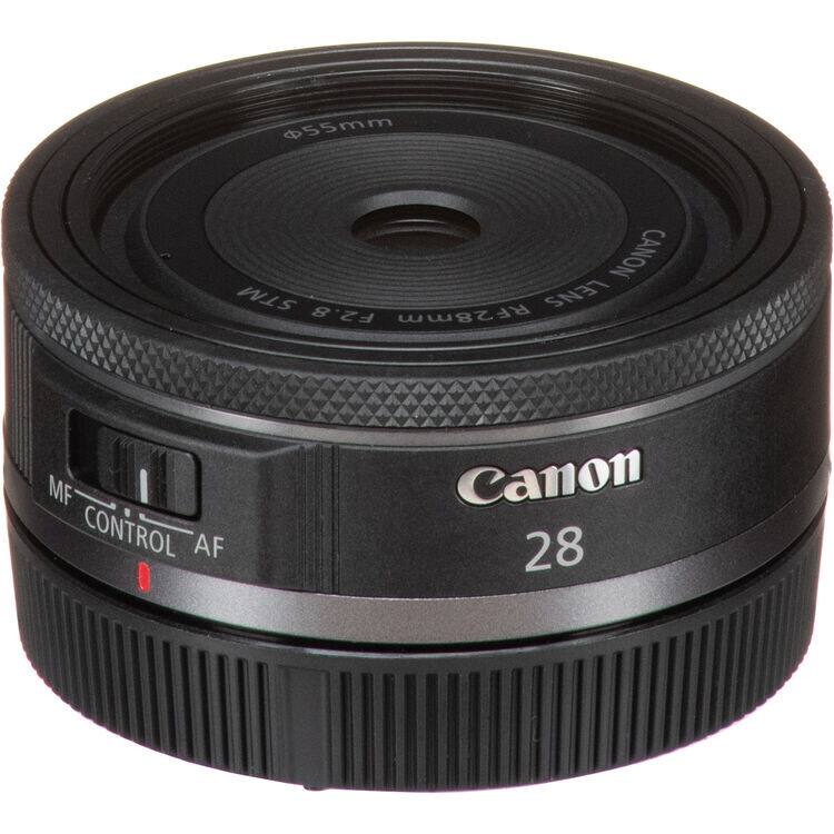Canon RF 28mm f/2.8 STM Lens (6128C002) + 64GB Card + Camera Bag