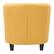 Alt View 12. CorLiving - Elwood Tub Chair - Yellow.