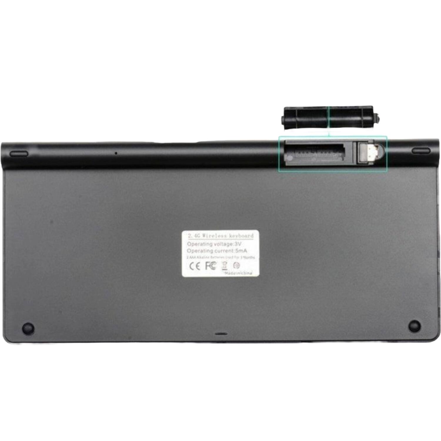 2. 4G Wireless keyboard Operating voltage 3V Operating current 5mA AMA Akaine CE FC