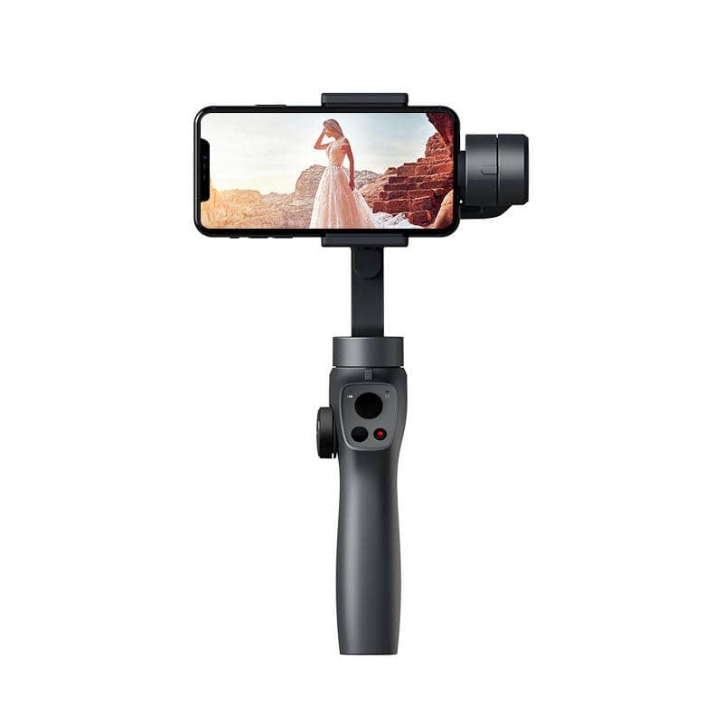 Cluzine - 3-Axis Handheld Gimbal Stabilizer for Phones & Action Cameras, Anti-Shake Stabilization