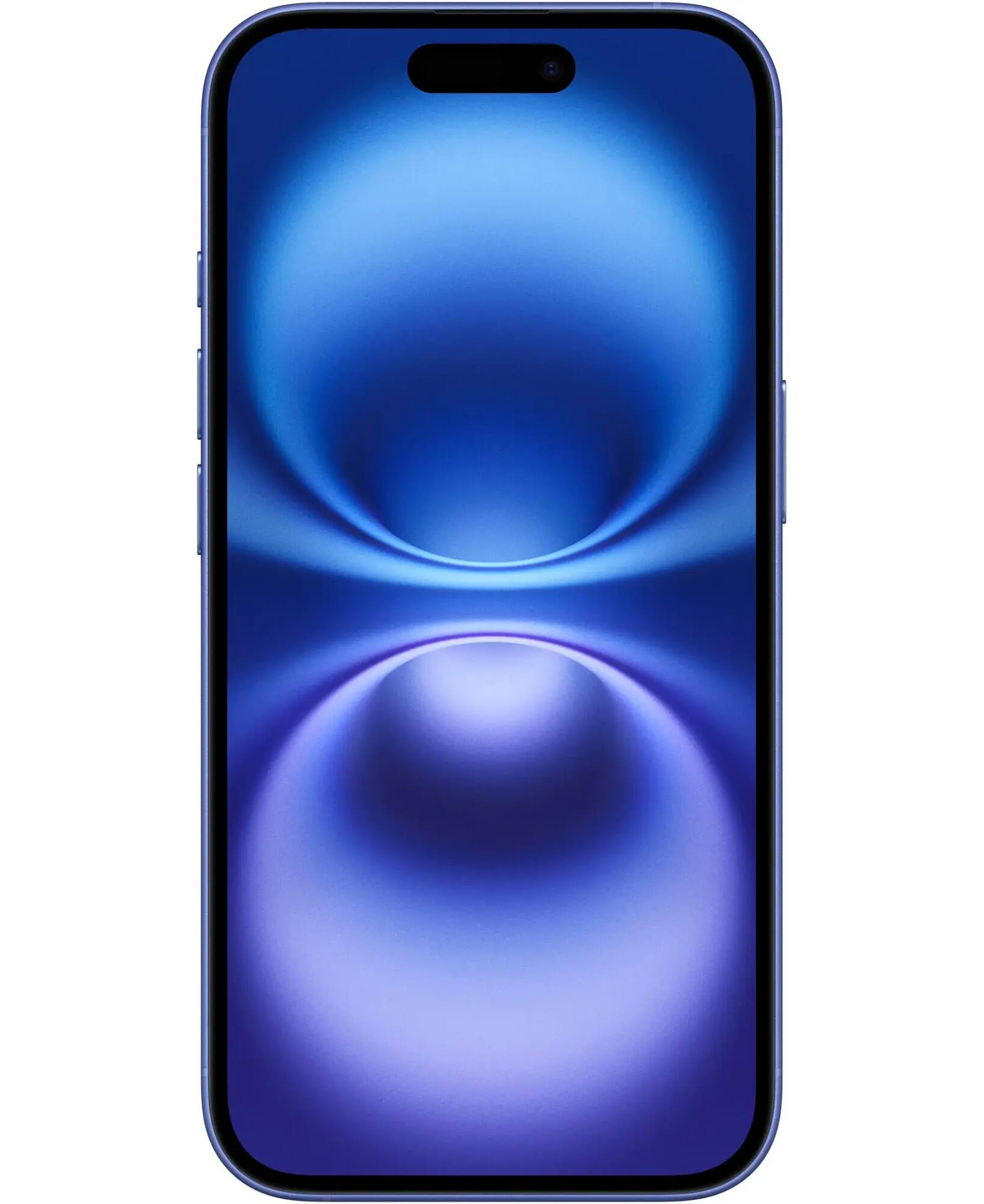 Alt View 1. Apple - Refurbished Apple iPhone 16 A3081 128GB Ultramarine (Unlocked) - Ultramarine.