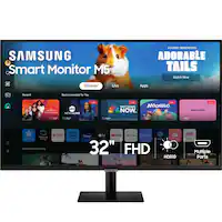 Samsung - M50D 32" LED FHD 60Hz 4ms Smart Monitor with HDR 10 (HDMI, USB) - Black - Front_Zoom