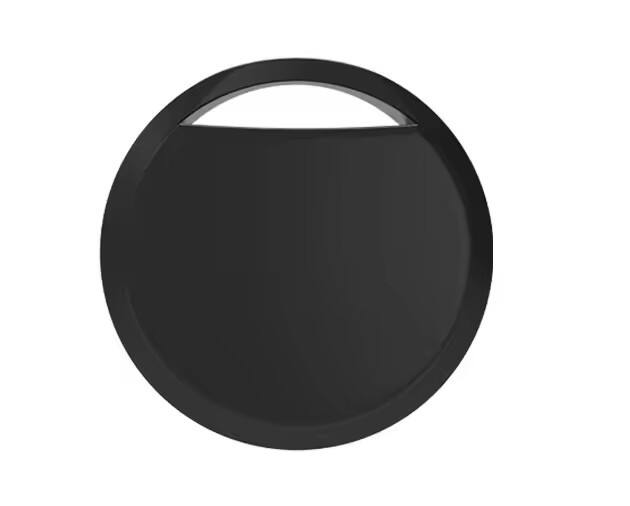 Front. Cluzine - GPS Tracker AirTag Anti-Lost Device Google Pet Kids Tracking Smart Locator Compatible with Apple & Android - Black.