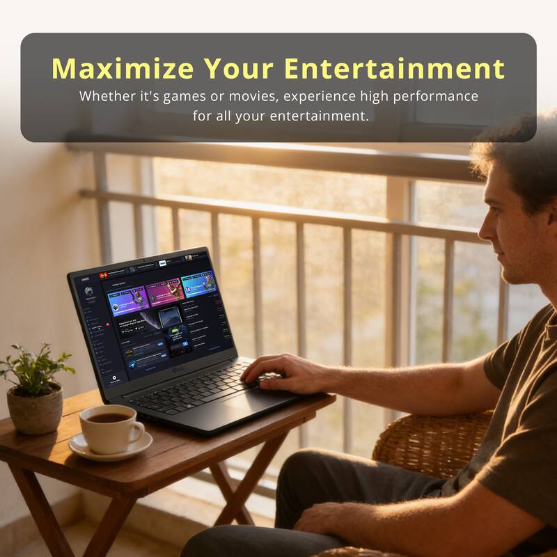 Maximize Your Entertainment  
Whether it's games or movies, experience high performance for all your entertainment.