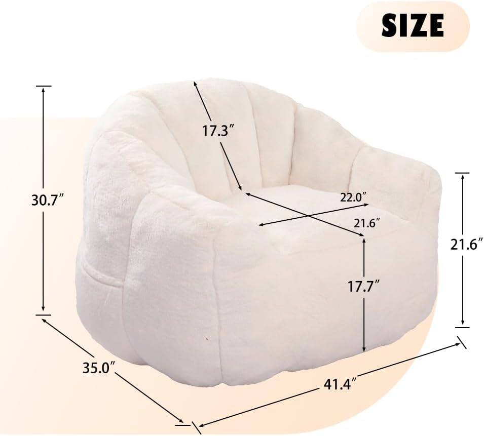 SIZE  
17.3"  
30.7"  
22.0"  
21.6"  
17.7"  
35.0"  
41.4"