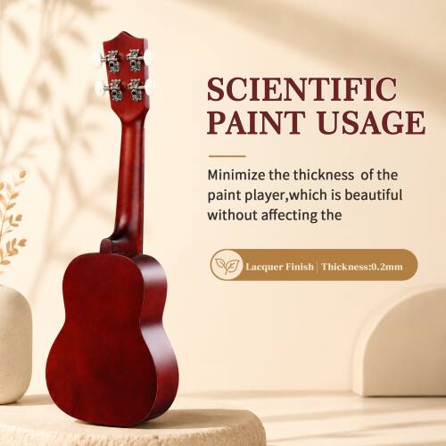 SCIENTIFIC PAINT USAGE  
Minimize the thickness of the paint player, which is beautiful without affecting the F Lacquer Finish  
Thickness: 0.2mm