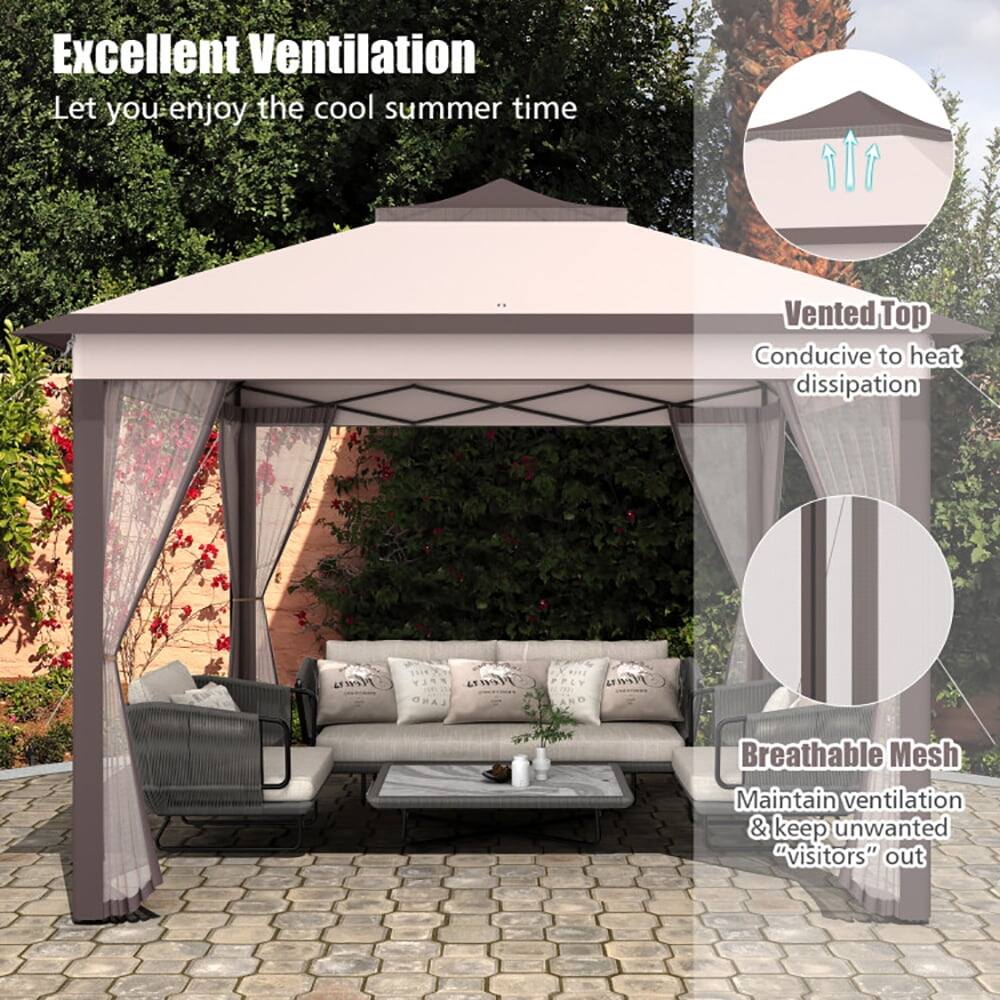Excellent Ventilation  
Let you enjoy the cool summer time

Vented Top  
Conducive to heat dissipation

Breathable Mesh  
Maintain ventilation & keep unwanted "visitors" out