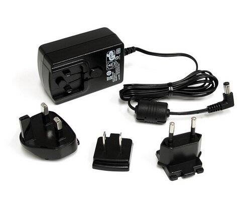 Front. Startech - 12V DC 1.5A Universal Power Adapter.