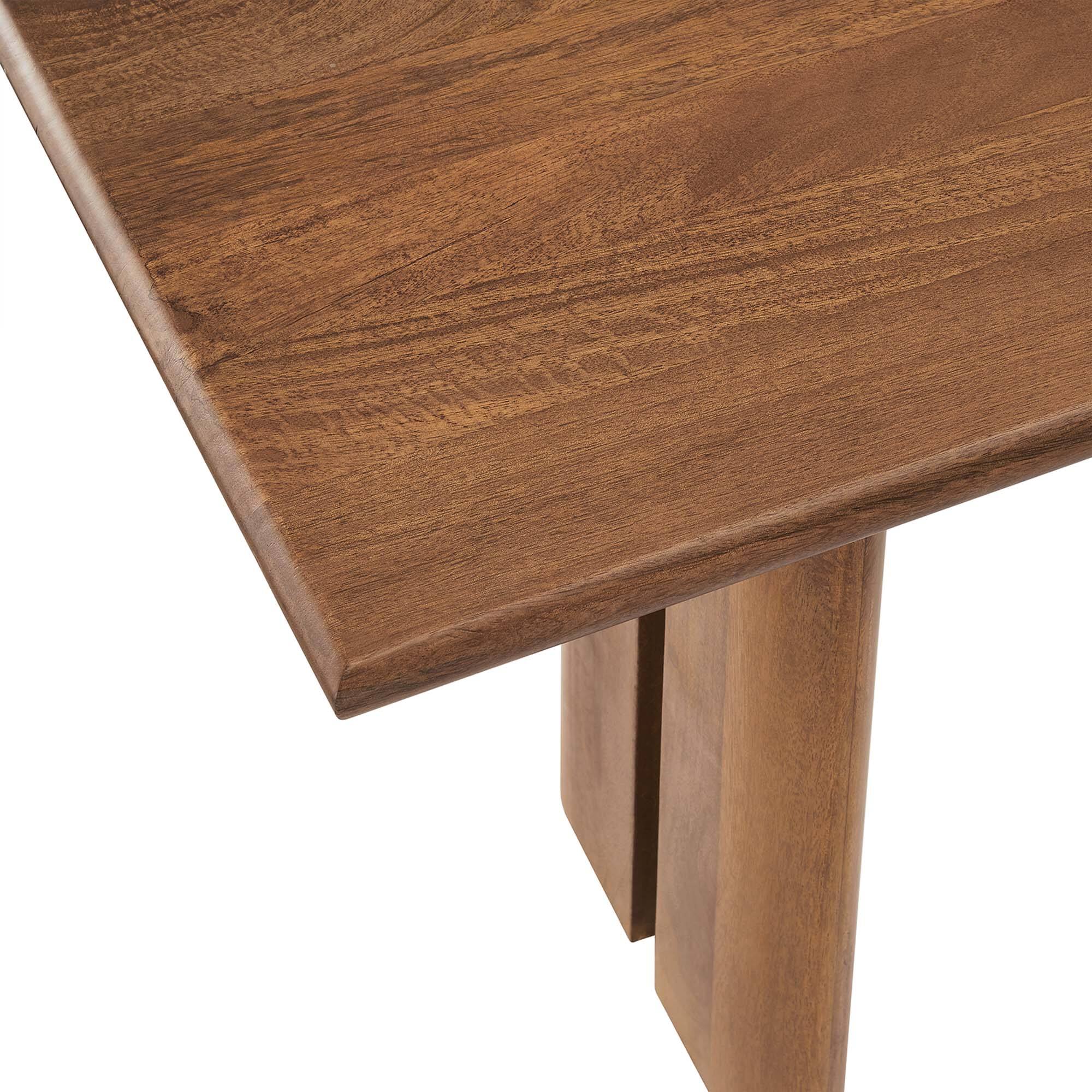Alt View 2. Modway - Amistad 58" Wood Bench by Modway - Brown.