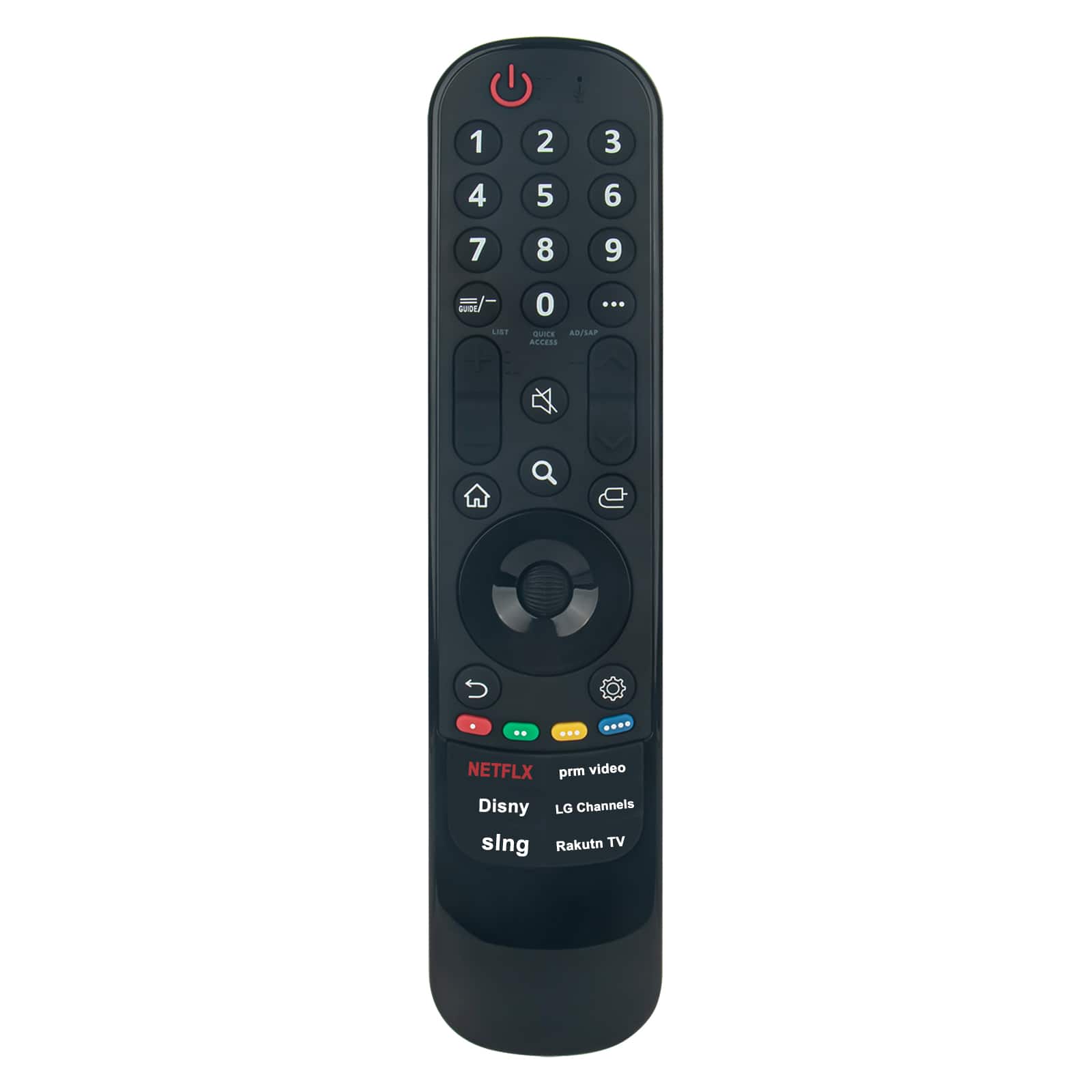WINFLIKE - New MR23GA Infrared Replaced TV Remote Control Compatible with LG Smart TV  - Black