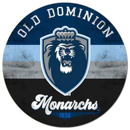 Jardine - Old Dominion Monarchs 20'' x 20'' Retro Logo Circle Sign - Navy