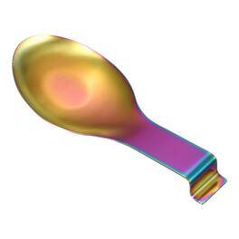 Unique Bargains - Spoon Rest, 10.2x3.7" Stainless Steel Holder Heat Resistant with Hook for Kitchen Counter Stove Top - Colorful