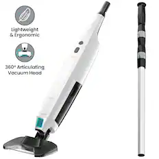 Lightweight & Ergonomic
360° Articulating Vacuum Head