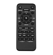 TV
BLUETOOTH
SURROUND
3D SURROUND
VOLUME
HDMI
SUBWOOFER
STEREO
ANALOG
DIMMER
FAVORITE 1 2 3
CLEAR
BASS
VOICE
EXTENSION
INFO
VOLUME
SUBWOOFER