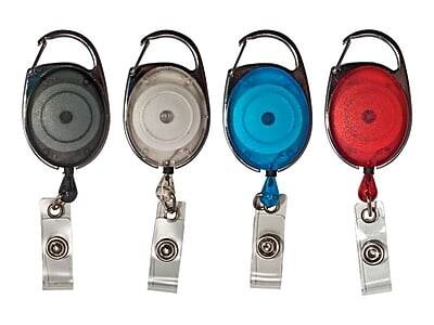 Front. Advantus - Badge Reels, Assorted Colors, 20/Pack (75552) - Assorted.