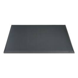 Alera - AdaptivErgo Anti-Fatigue Mat, Rectangular, Molded Grid Surface, 19.4" x 33.2" - Black