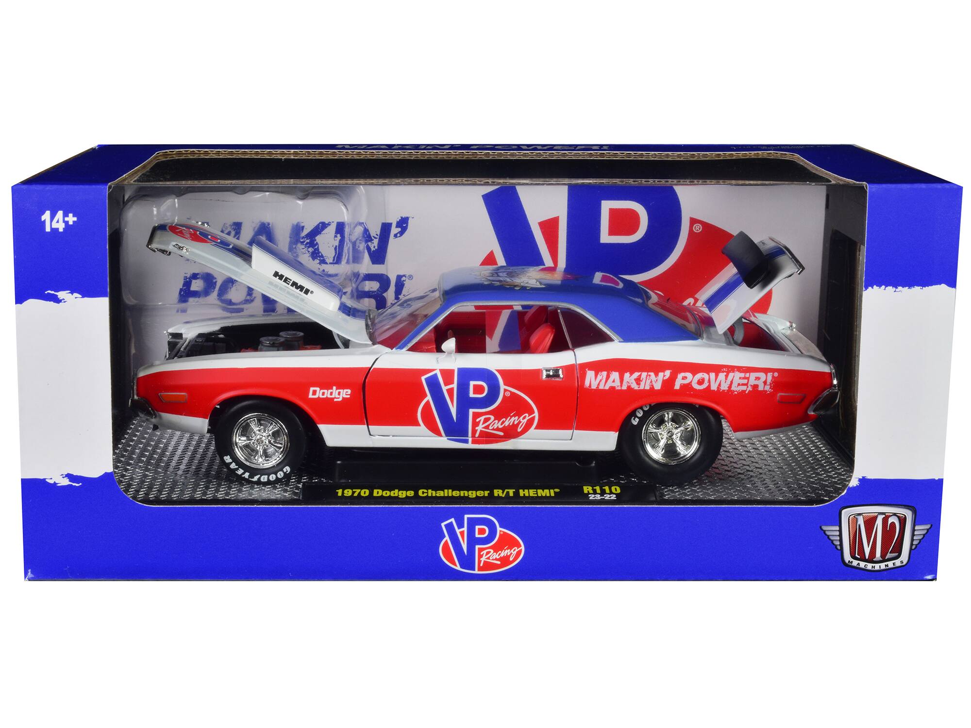 14+ AP 46% MAKIN' POWER! Dodge VP Racing LWAGOOO 1970 R/T HEMI R110 Dodge Challenger na VP Racing M2