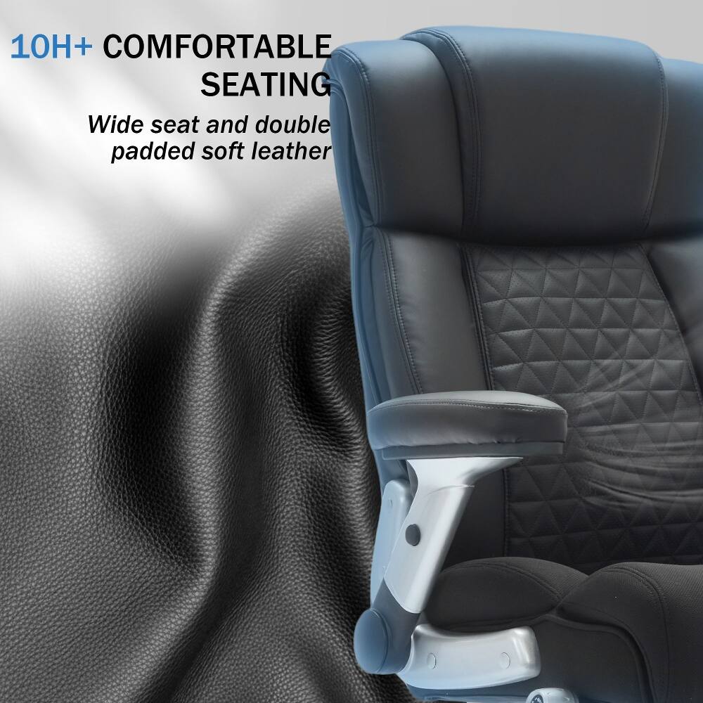 10H+ COMFORTABLE SEATING  
Wide seat and double padded soft leather