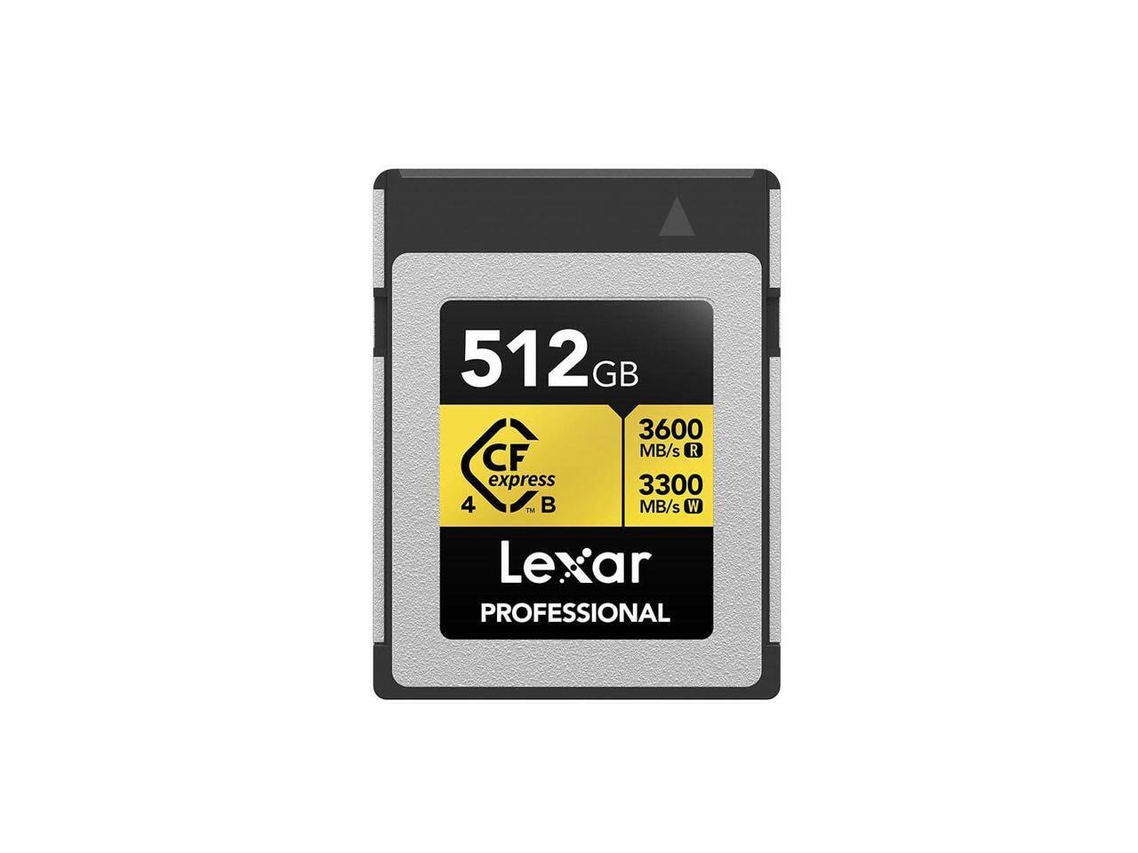 512GB 3600 MB/s R 3300 MB/s W Lexar PROFESSIONAL