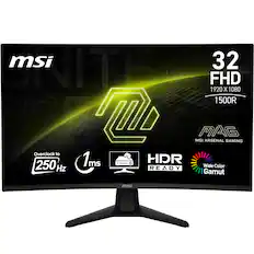 NITE msi 32 FHD 1920 X 1080 1500R A0 O MAG MSI ARSENAL GAMING Overclock to 250 1ms ms HDR Wide Color Gamut msi