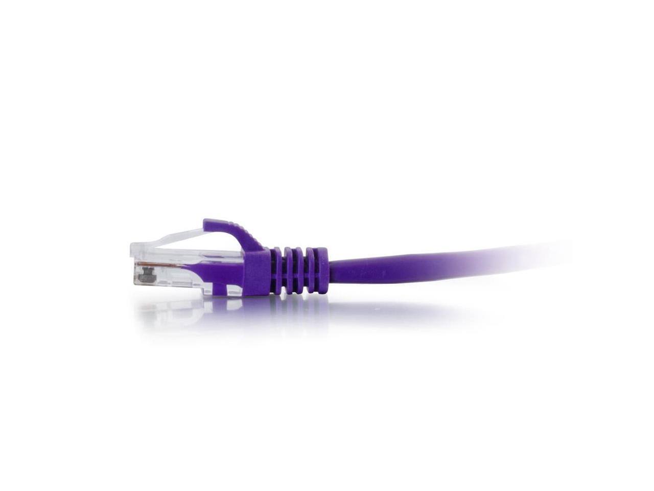 Alt View 3. Cables to Go - C2G 50820 4 ft. Cat6a Snagless Unshielded (UTP) Ethernet Network Patch Cable - Purple.