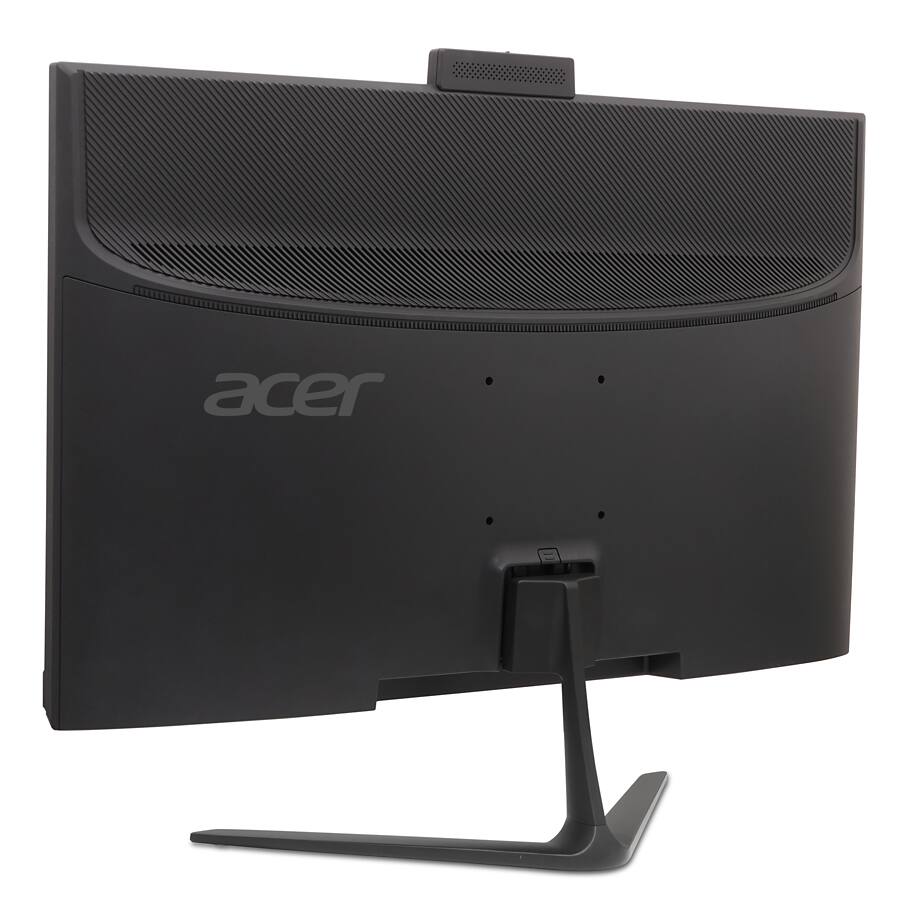 Alt View 1. Acer - Aspire C24-2G-UR15 23.8" All-in-One Desktop – AMD Ryzen 5 7430U 16GB RAM 512GB SSD Windows 11 Wi-Fi 6 Bluetooth - Black.