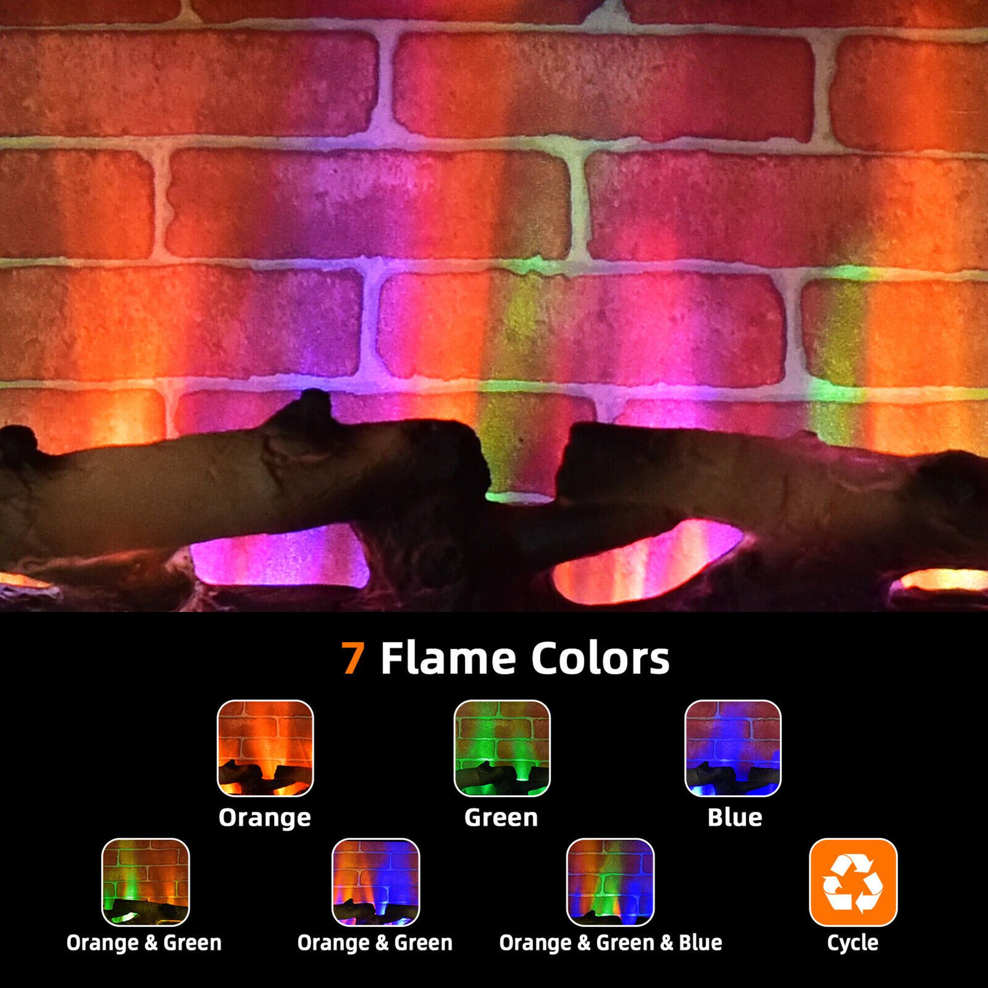 7 Flame Colors

- Orange
- Green
- Blue
- Orange & Green
- Orange & Green
- Orange & Green & Blue
- Cycle