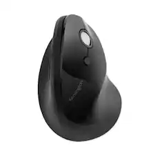 Front. Kensington - Kensington K75501WW Pro Fit Ergo Vertical Wireless Mouse for Right Hand Use - Black - Black.