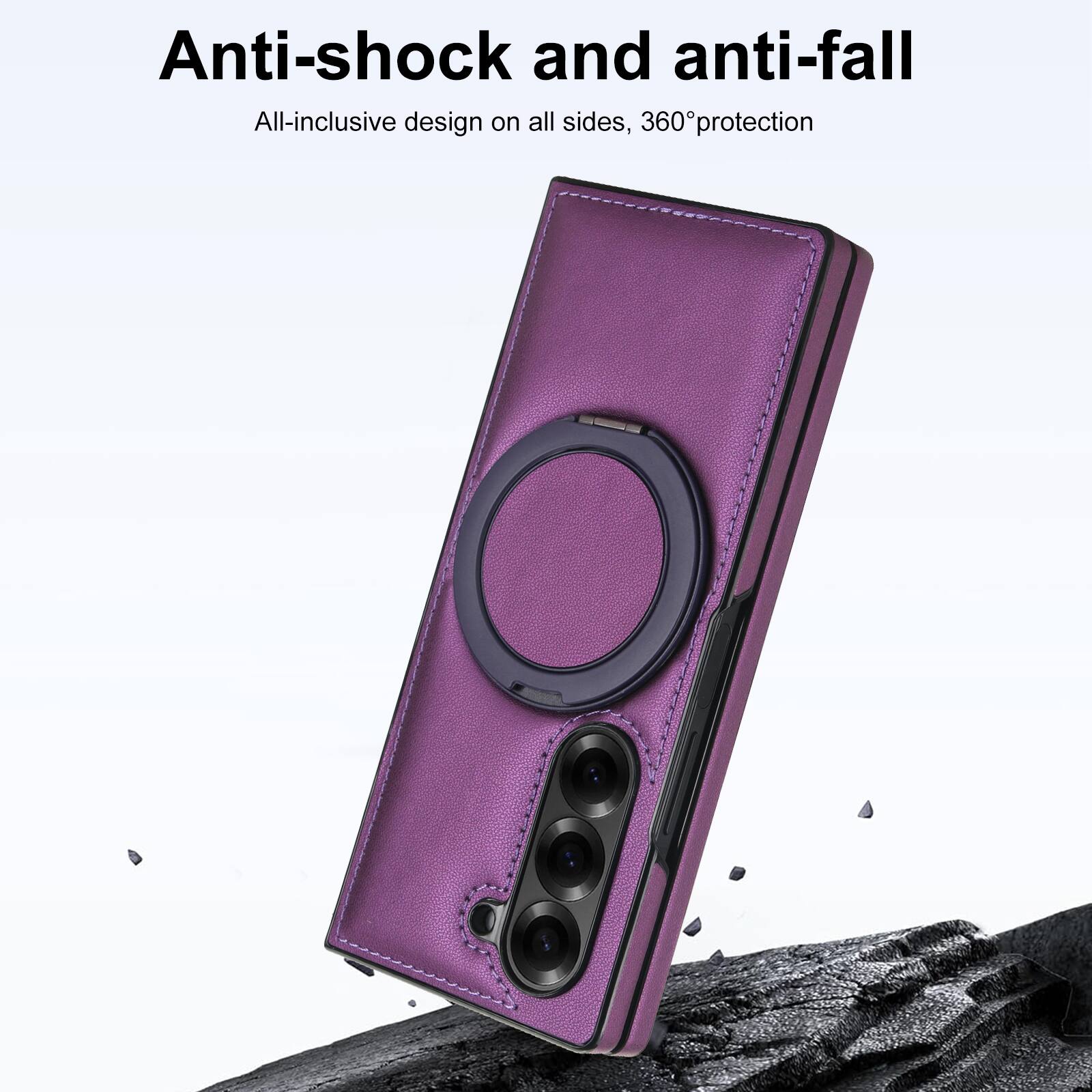 Anti-shock and anti-fall  
All-inclusive design on all sides, 360° protection