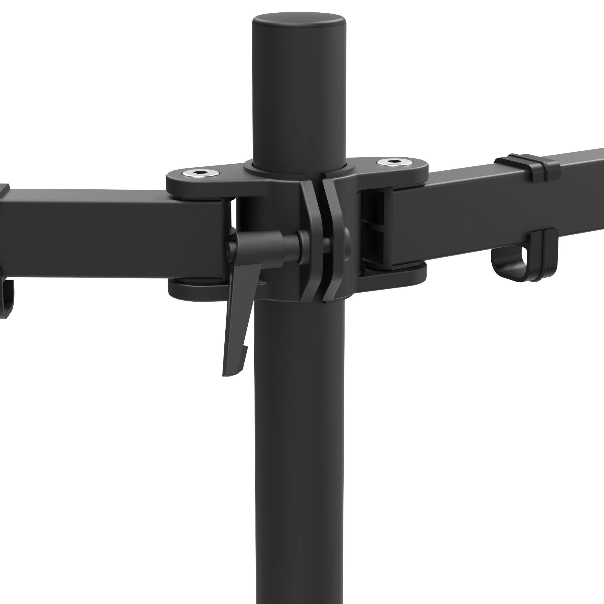 Alt View 2. Kanto - Kanto DML2000 Fully Adjustable Dual Arm Desktop Monitor Mount - Black.