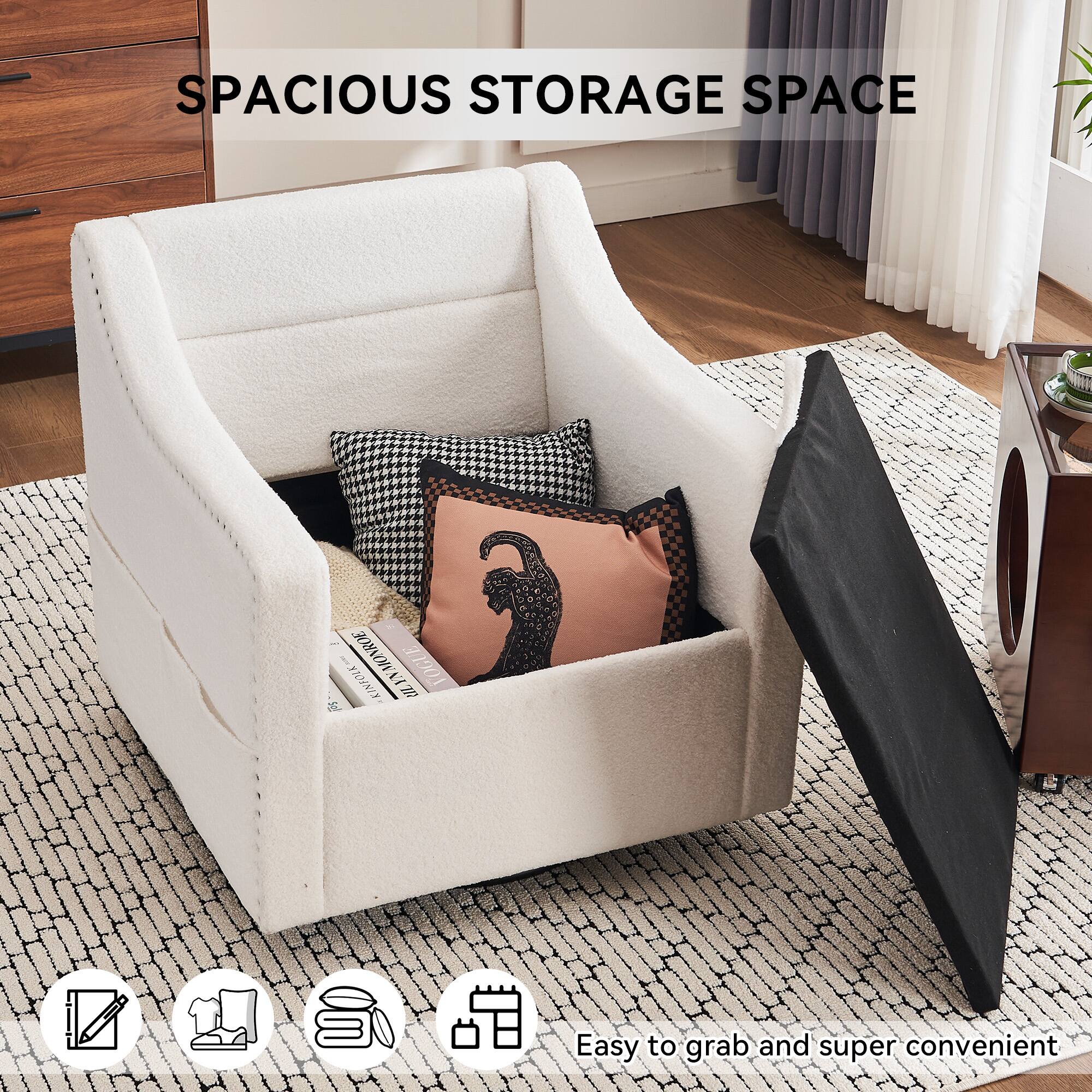 SPACIOUS STORAGE SPACE

Easy to grab and super convenient