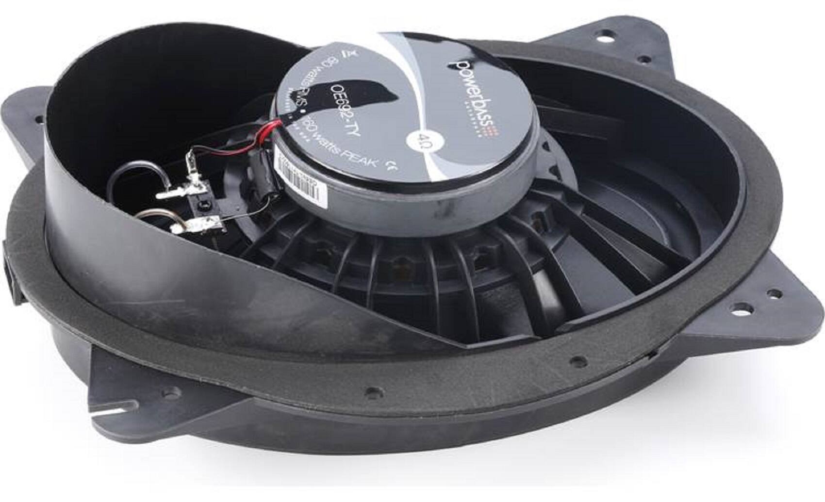 Alt View 12. Powerbass - OE Series 6x9in. 2-Way Coaxial OEM Replacement Speaker with Injection-Molded Polypropylene Woofer Cone - black.