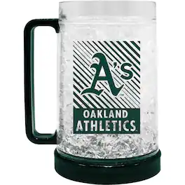 Logo Brands - Oakland Athletics 16oz. Wordmark Freezer Mug - Multicolor