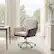 Alt View 17. Linon Home Décor - McGarry Faux Leather And Sherpa Fabric Swivel Office Chair - Natural and Brown.
