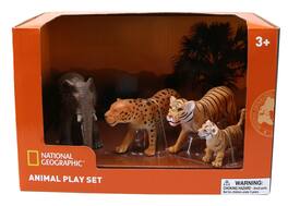 National Geographic - Elephant Leopard Tiger and cub