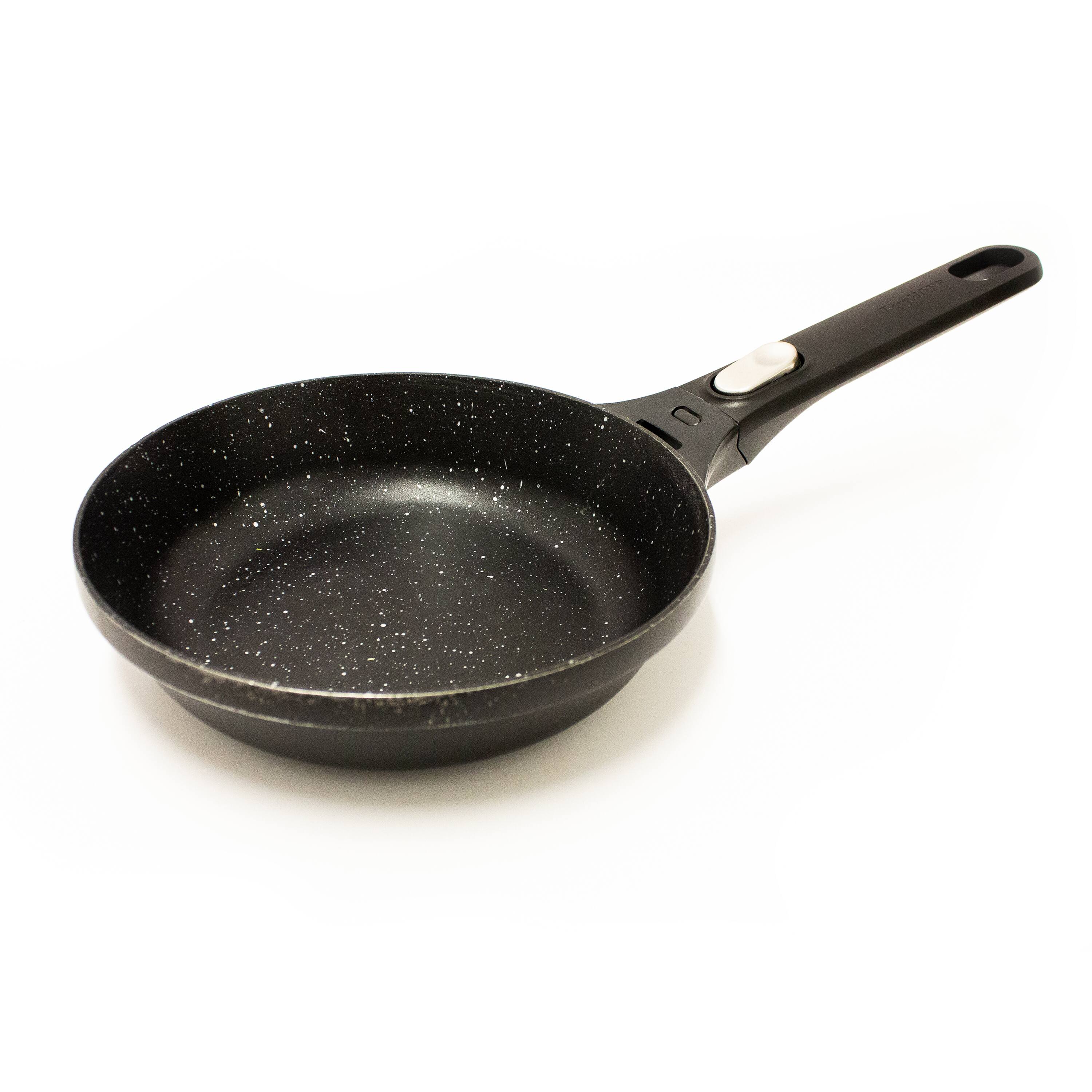 Alt View 4. BergHOFF - BergHOFF GEM 3Pc Nonstick Cast Aluminum Fry Pan Set - Black.