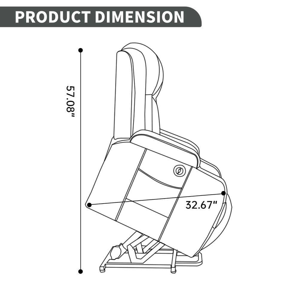 PRODUCT DIMENSION  
57.08" x 32.67"