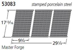 Music City Metals - MCM585308333 grid, porc stl, 17.8125 x 29.25; Master