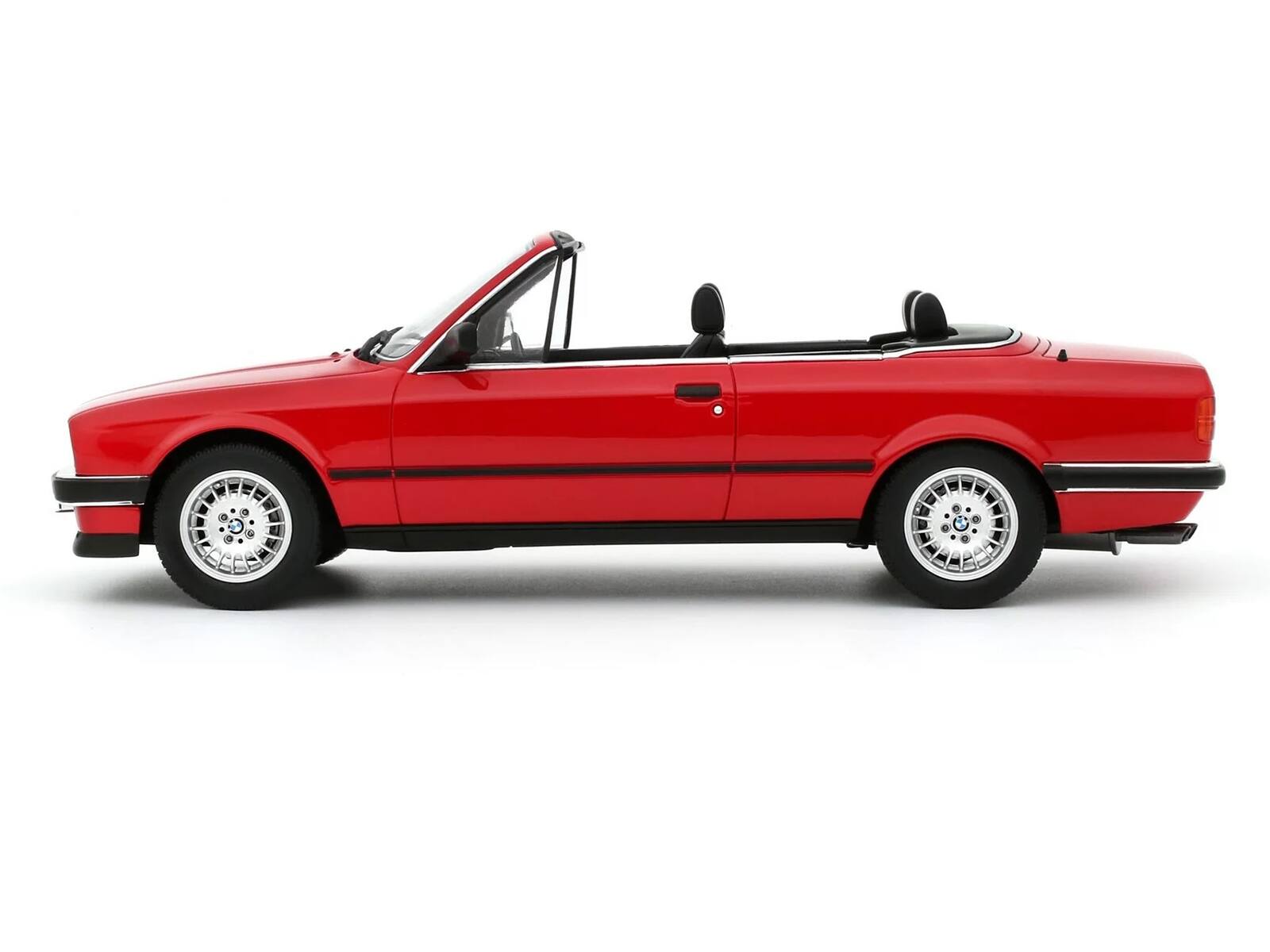 Alt View 3. Otto Mobile - 1986 BMW 325i Convertible Bright Red Limited Edition to 2000 pieces Worldwide 1/18 Model Car by Otto Mobile.