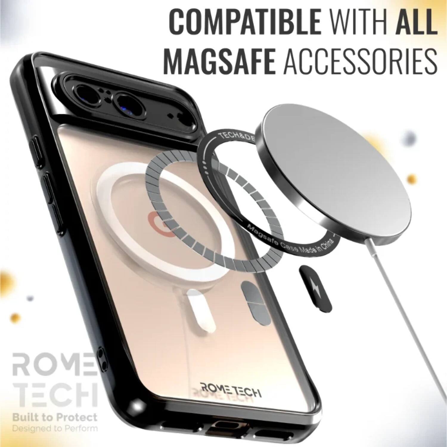 COMPATIBLE WITH ALL MAGSAFE ACCESSORIES

TECH&DE Magsafe Case
Made in China

ROME TECH
Built to Protect
Designed to Perform