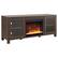 Angle. Camden&Wells - Quincy Crystal Fireplace TV Stand for Most TVs up to 65" - Alder Brown.