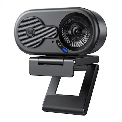 Front. EMEET - EMEET C100 4K Webcam for PC USB-A Fixed Focus Privacy Cover Mic.