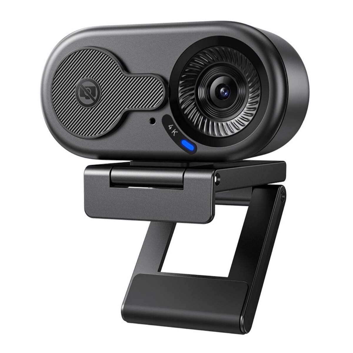 Front. EMEET - EMEET C100 4K Webcam for PC USB-A Fixed Focus Privacy Cover Mic.