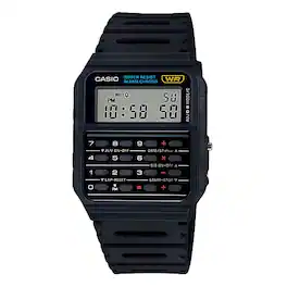 Casio - Men's Classic Calculator Watch - CA-53W-1 - Black