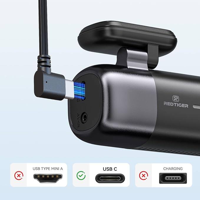 REDTIGER x USB TYPE MINI A USB C x CHARGING